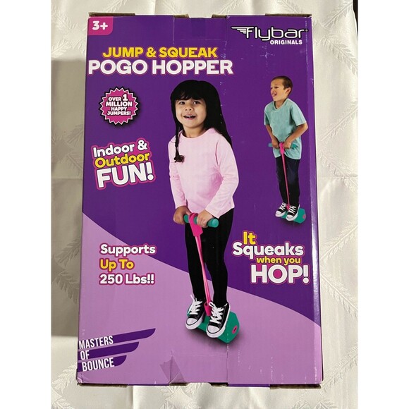 Flybar Jump & Squeak Pogo Hopper,  Ages 3 and Up - Picture 2 of 6